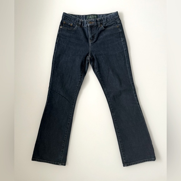 Size 2 Petite Lauren RL Bootcut Jeans EUC - Picture 1 of 4